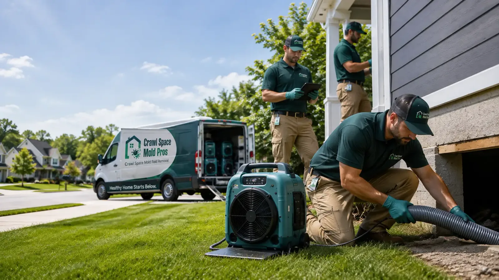 Crawl Space Mold Removal in Clinton Township, MI